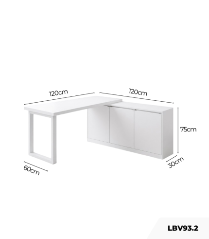 Bàn làm việc LBV93.2 120x120