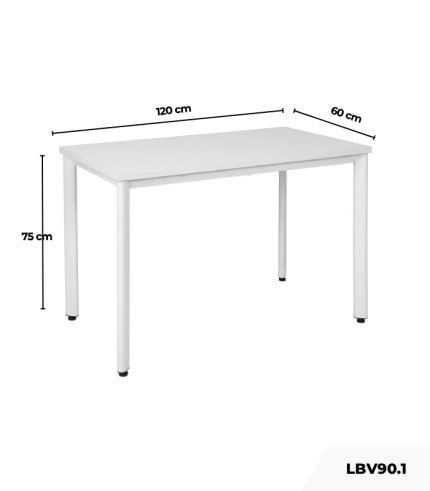 Bàn làm việc LBV90.1 120x70 - Trắng