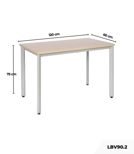 Bàn làm việc LBV90.2 120x70 - Vân gỗ nhạt