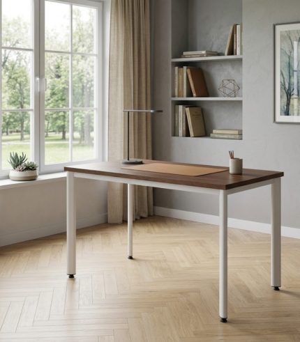 Bàn làm việc LBV90.3 120x60 - Vân gỗ đậm