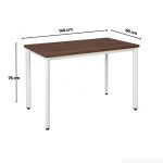 Bàn làm việc LBV90.6 140x70 - Vân gỗ đậm
