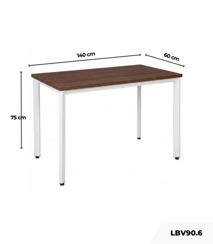 Bàn làm việc LBV90.6 140x70 - Vân gỗ đậm