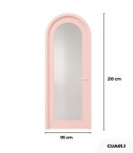 Cửa vòm CUA01.1 95x210 - Trắng