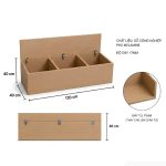 Ghế băng GB01.1 120x40cm - Vân gỗ nhạt