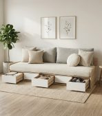 Ghế băng GB02.1 250x85x65cm - Vân gỗ nhạt