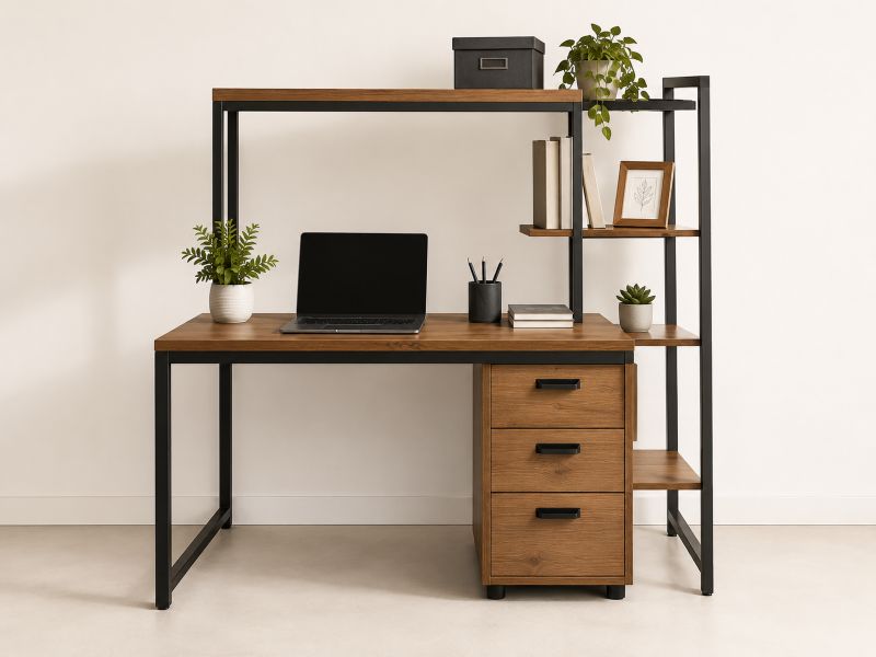 Bàn làm việc có kệ TinHome
