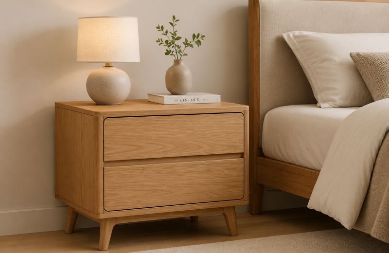 Tủ đầu giường gỗ TinHome