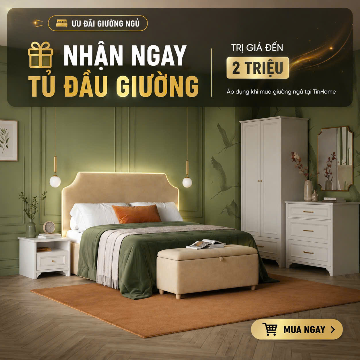 Nội Thất Trọn Gói Giá Xưởng – Thiết Kế & Thi Công TinHome