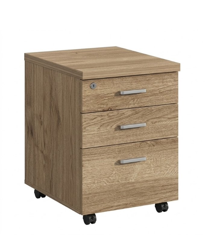 Tab di động 3 ngăn TDD15.1 40x40x60 - Vân gỗ