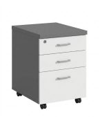 Tab di động 3 ngăn TDD15.2 40x40x60 - Trắng kết hợp Ghi