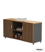 Tủ Phụ Di Động TDD16.1 120x35x60 - Vân gỗ đậm