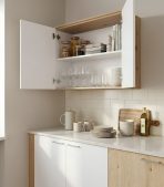 Tủ bếp trên Hệ 2 cửa mở TBT04.1 60x35x75 - Vân gỗ nhạt