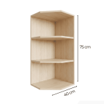 Tủ bếp trên Hệ mở TBT01.1 40x35x75 - Vân gỗ nhạt