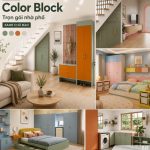 Trọn gói nhà phố TG01 - Color Block Xanh chủ đạo