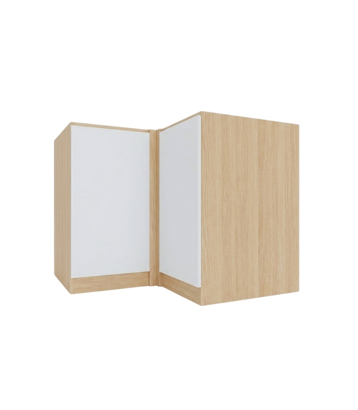 Tủ Bếp Dưới Hệ 2 Cửa Mở Góc Chữ L TBD03.1 102x102x82 - Vân gỗ nhạt