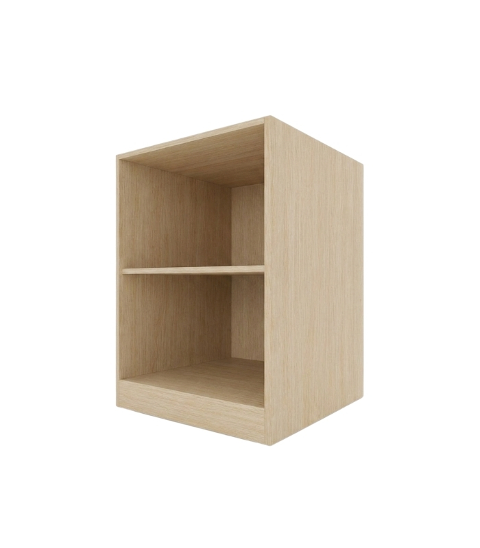 Tủ Bếp Dưới Hệ Hở 2 Tầng TBD04.2 80x60x82 - Vân gỗ nhạt