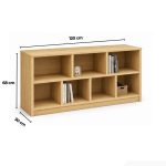 Tủ hồ sơ TLBV39.3 120x30 - Vân gỗ nhạt