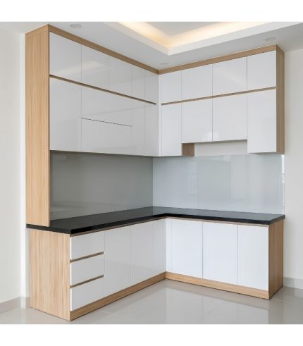 Tủ Bếp Dưới Hệ 3 Ngăn Kéo TBD01.1 40x58x82 - Vân gỗ nhạt