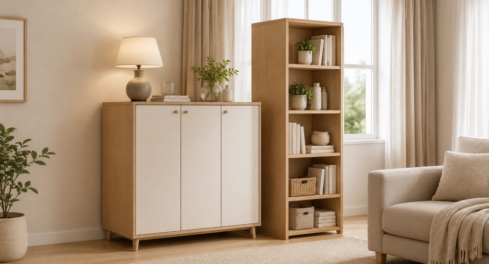 Tủ kệ căn hộ nhỏ TinHome