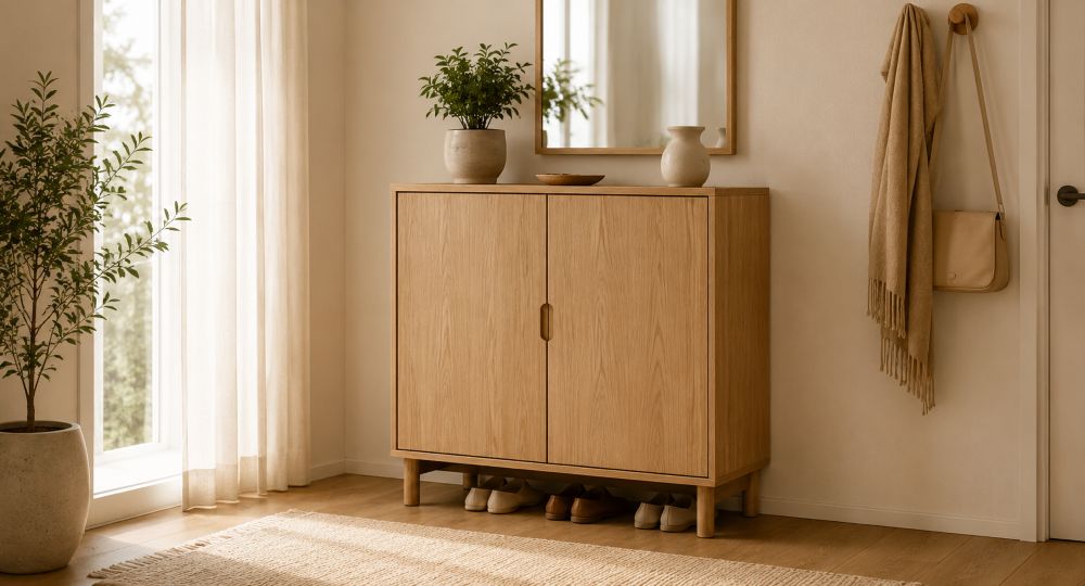 Tủ kệ lối vào nhà TinHome