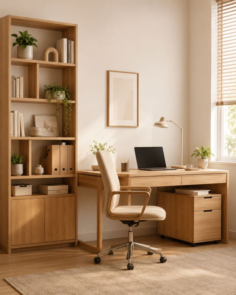 Tủ kệ góc làm việc TinHome