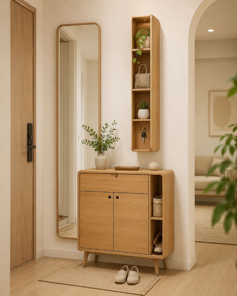 Tủ kệ sảnh vào TinHome