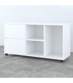 Tủ Phụ Di Động TDD12.1 120x40x65 - Trắng