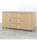 Tủ Phụ Di Động TDD11.2 120x40x65 - Vân gỗ