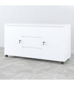 Tủ Phụ Di Động TDD11.3 120x40x65 - Trắng