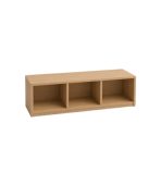 Tủ sách treo tường TS01.1 120x40cm - Vân gỗ nhạt