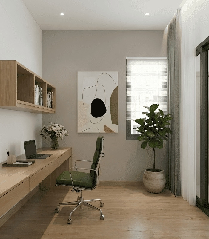 Tủ sách treo tường TS01.1 120x40cm - Vân gỗ nhạt