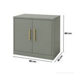 Tủ cầu thang TG01.12 80x60x80 - Xanh