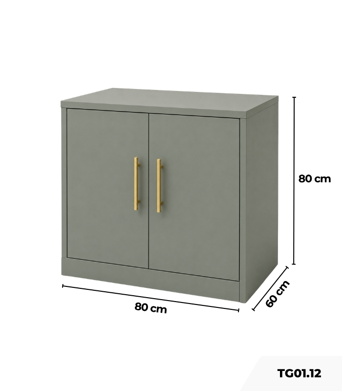 Tủ cầu thang TG01.12 80x60x80 - Xanh