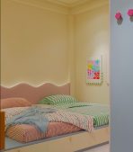 Giường ngủ TG01.17 320x220x90 - Hồng Xanh