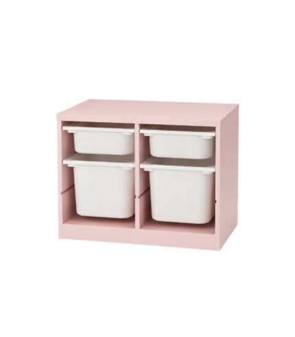Tủ ngăn kéo đựng đồ chơi TG01.18 65x45x55 - Hồng
