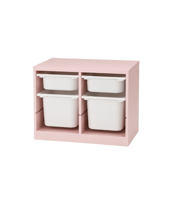 Tủ ngăn kéo đựng đồ chơi TG01.18 65x45x55 - Hồng