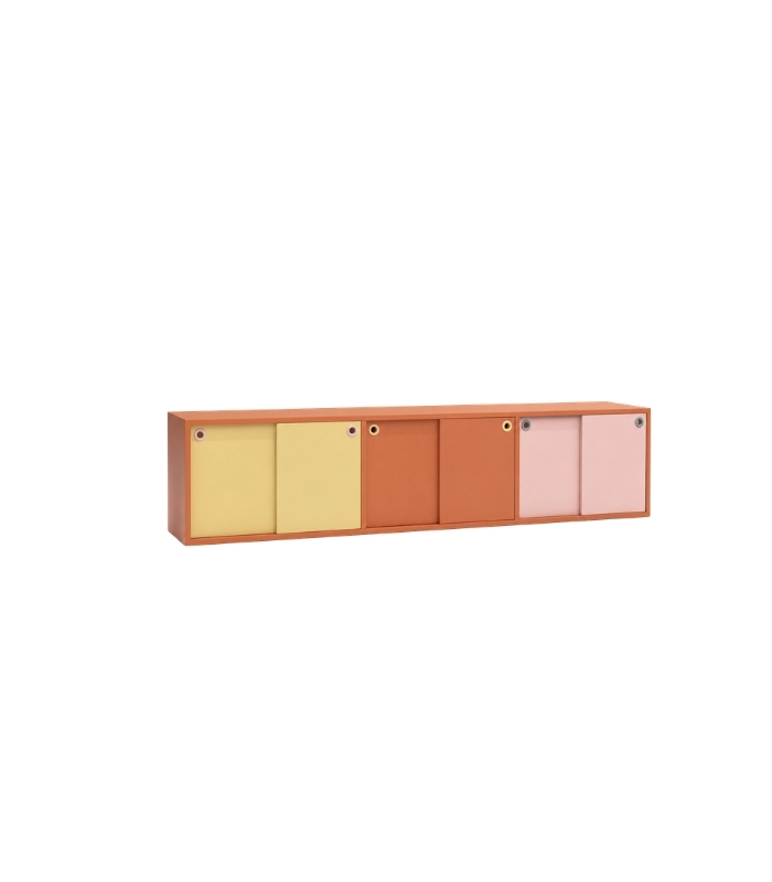 Tủ trang trí TG01.15 180x25x40 - Vàng Cam Hồng