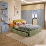 Combo Phòng ngủ Master TG01.4 - Color Block Xanh chủ đạo