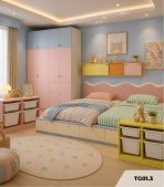 Combo Phòng ngủ cho bé TG01.3 - Color Block Xanh chủ đạo
