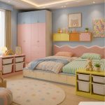Combo Phòng ngủ cho bé TG01.3 - Color Block Xanh chủ đạo