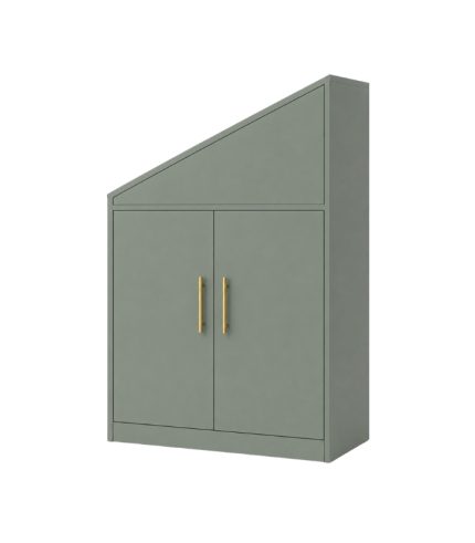 Tủ cầu thang TG01.9 70x60x140 - Xanh
