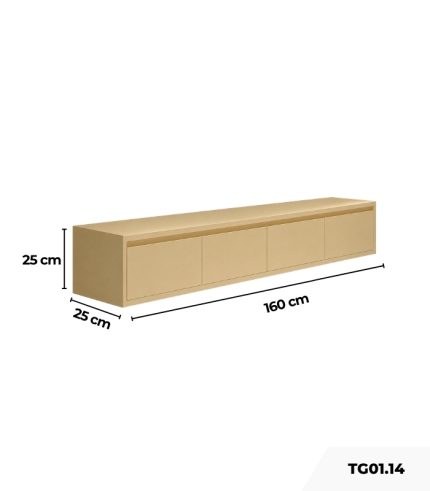 Tủ Tivi TG01.14 160x25x25 - Vân gỗ nhạt