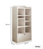 Tủ Trang Trí TTT11.1 80x30x150 - Trắng