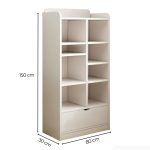 Tủ Trang Trí TTT11.1 80x30x150 - Trắng