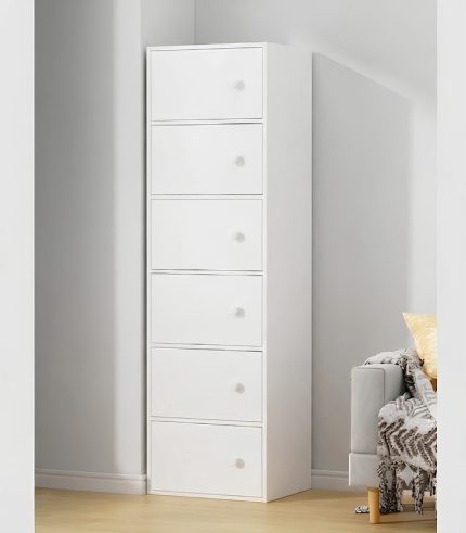 Tủ Trang Trí TTT13.1 40x30x150 - Trắng