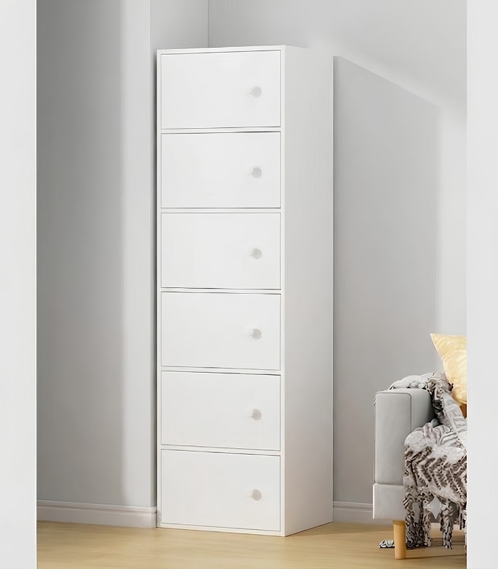 Tủ Trang Trí TTT13.1 40x30x150 - Trắng