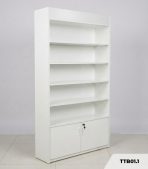 Tủ Trưng Bày TTB01.1 100x200 - Trắng