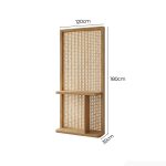 Vách Ngăn Bình Phong VN01.2 120x35x180 - Vân gỗ nhạt