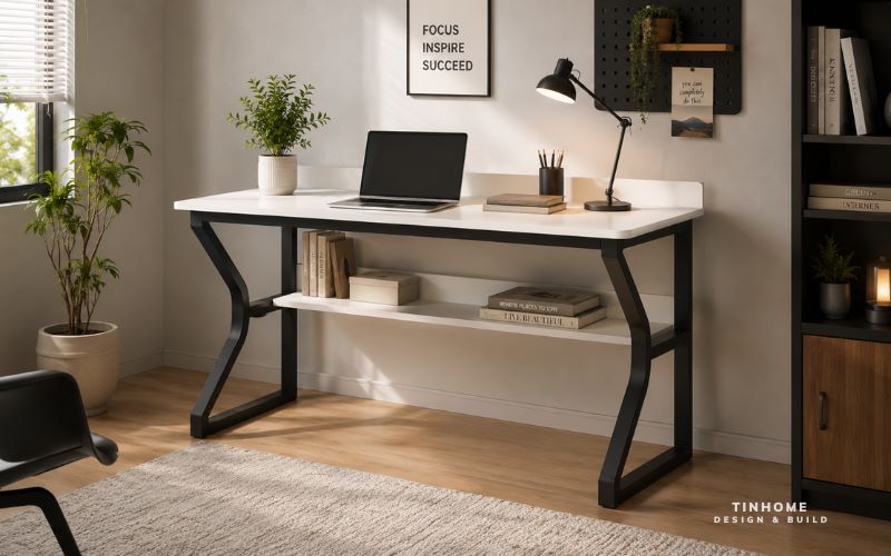 Bàn làm việc chân sắt