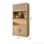 Tủ thờ TTH02.1 80x60x280 – Vân gỗ nhạt